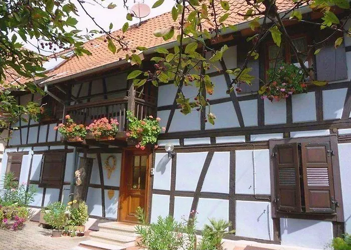 Maison Accueillante Dans Avec Terrasse. Vakantiehuis Wingersheim-les-Quatre-Bans